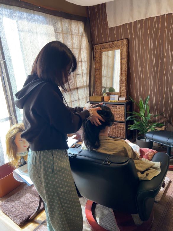 分かるまできちんと実技指導